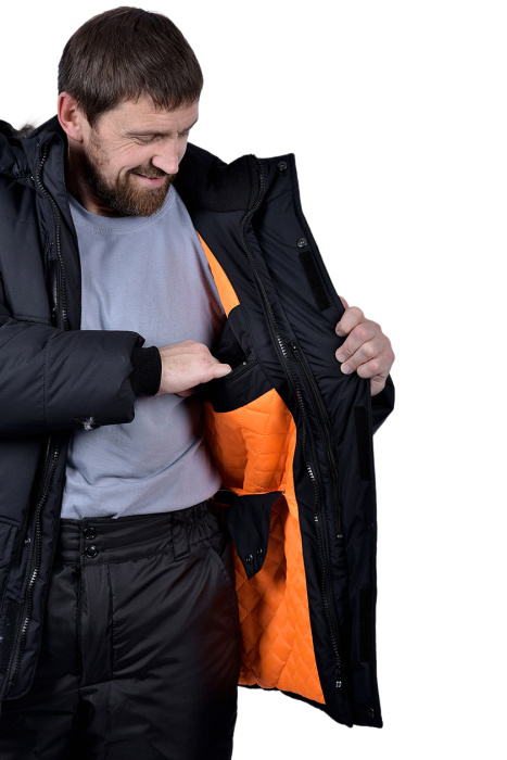 Куртка «Аляска» черная new